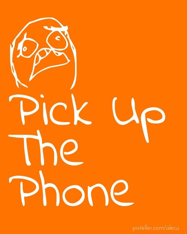 Pick Up The Phone Design 
