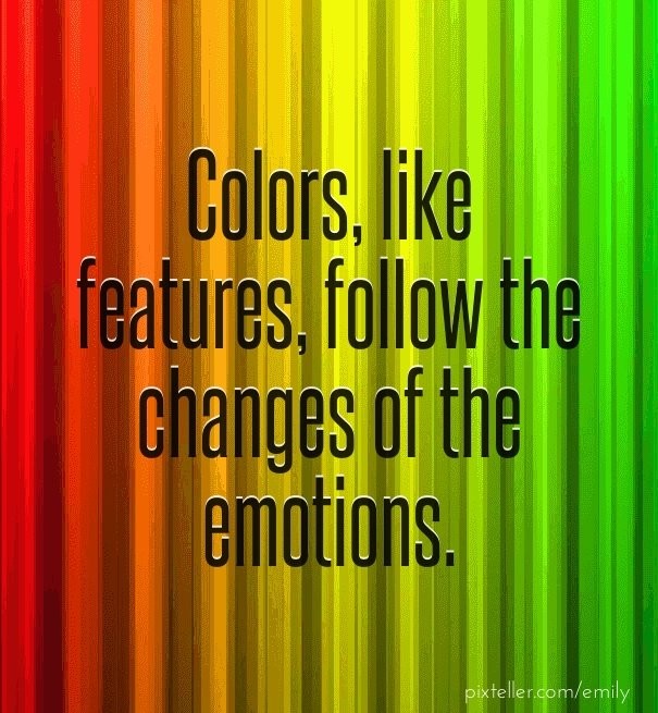 Colors, like features, follow the Design 
