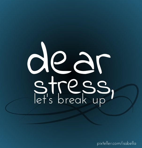 Dear stress, let's break up Design 