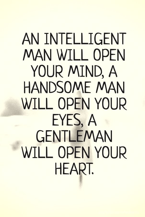 An intelligent man will open your Design 