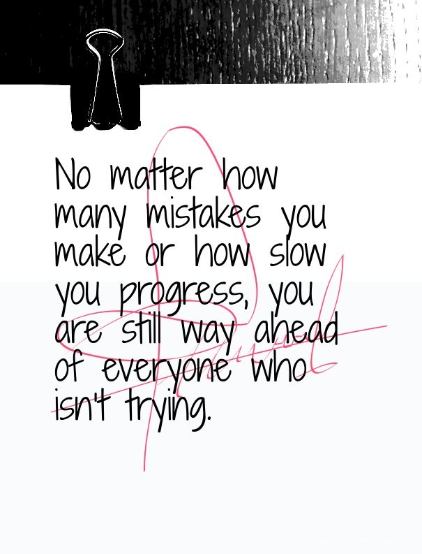 No matter how many mistakes you make Design 