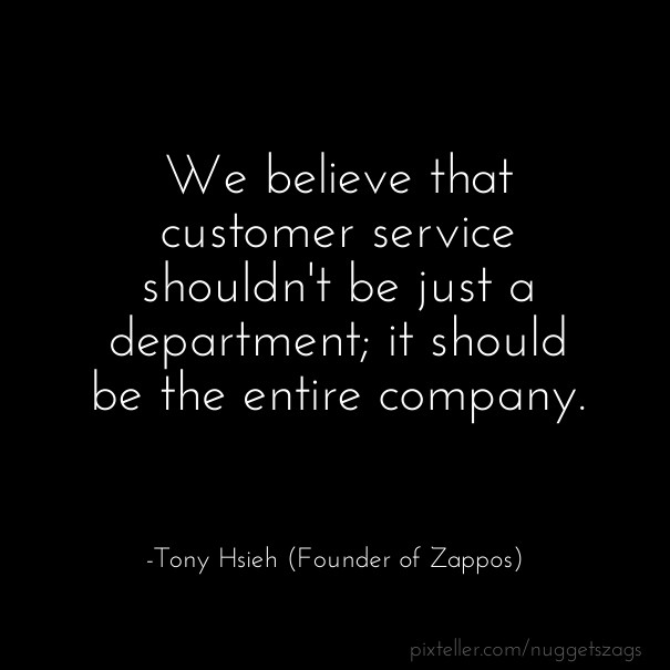 We believe that customer service Design 
