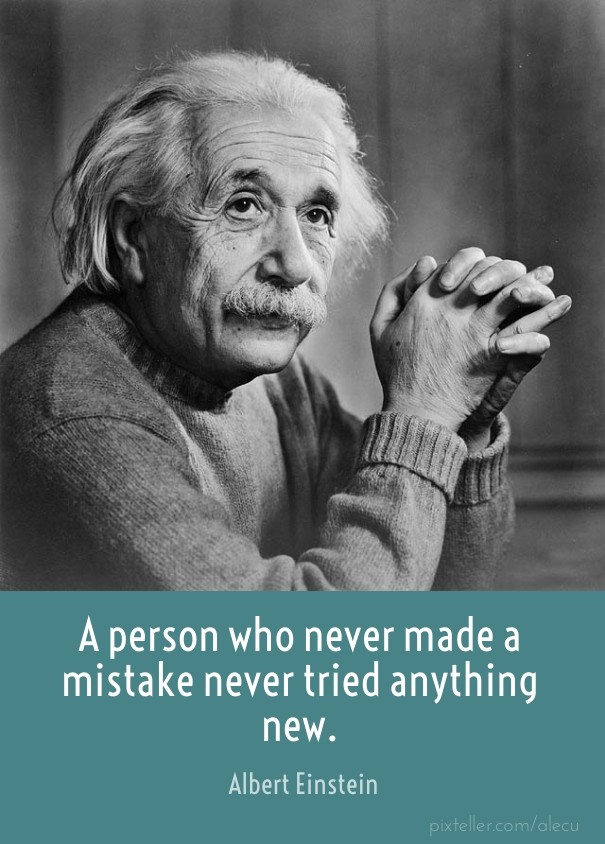 A person who never made a mistake Design 