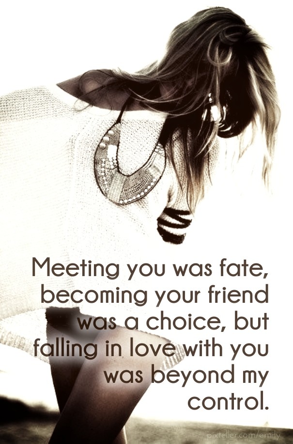 Meeting you was fate, becoming your Design 