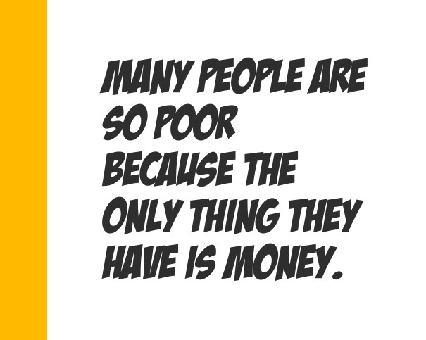 Many people are so poor because the Design 