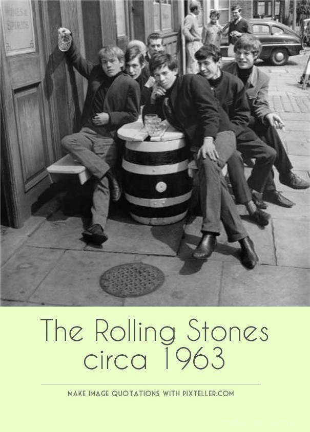 The Rolling Stones circa 1963 Design 