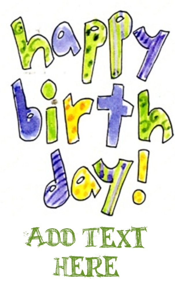 Happy BirthDay - RePix to add your Design 