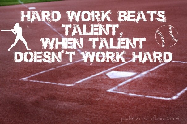 Hard work beats talent, when talent Design 