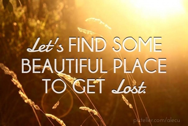 Let's find some beautiful place to Design 