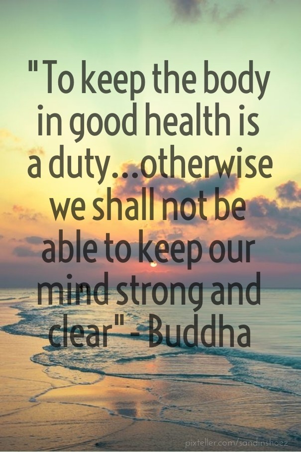 &quot;to keep the body in good Design 