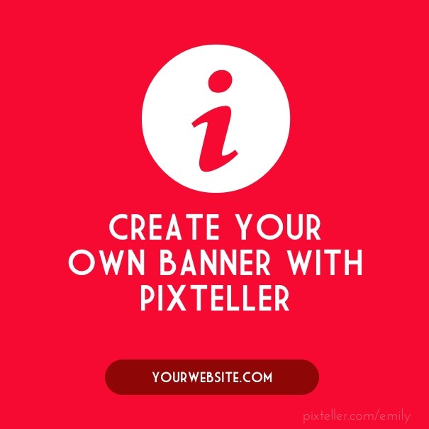 Create your own banner with Design 