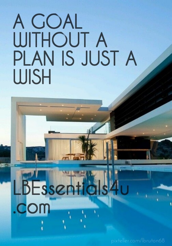 A goal without a plan is just a wish Design 