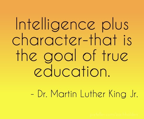 Intelligence plus character-that is Design 