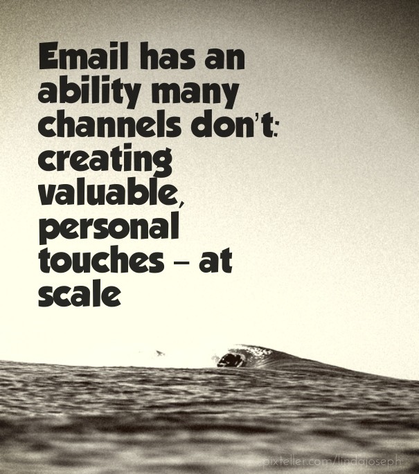 Email has an ability many channels Design 