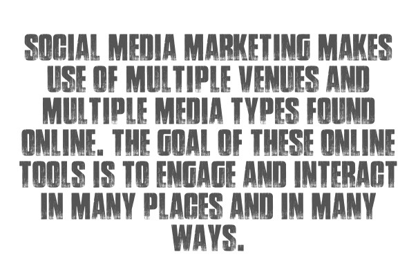 Social media marketing makes use of Design 