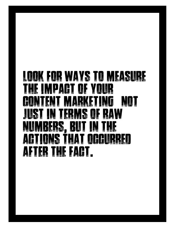 Look for ways to measure the impact Design 
