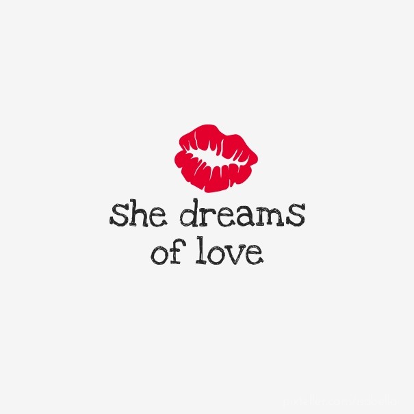 She dreams of love Design 