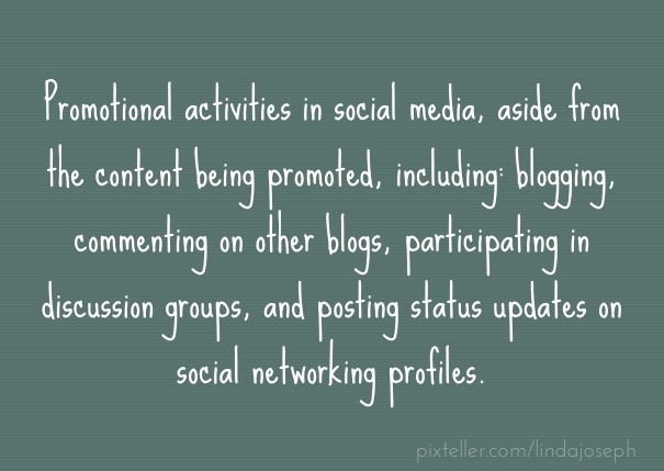Promotional activities in social Design 