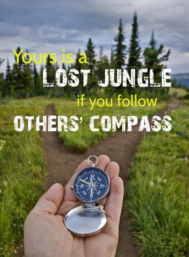 Yours is a lost jungle if you follow Design 
