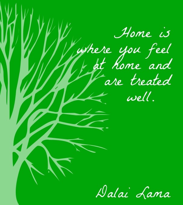 Home is where you feel at home and Design 