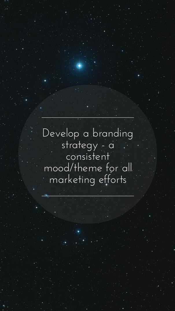 Develop a branding strategy - a Design 
