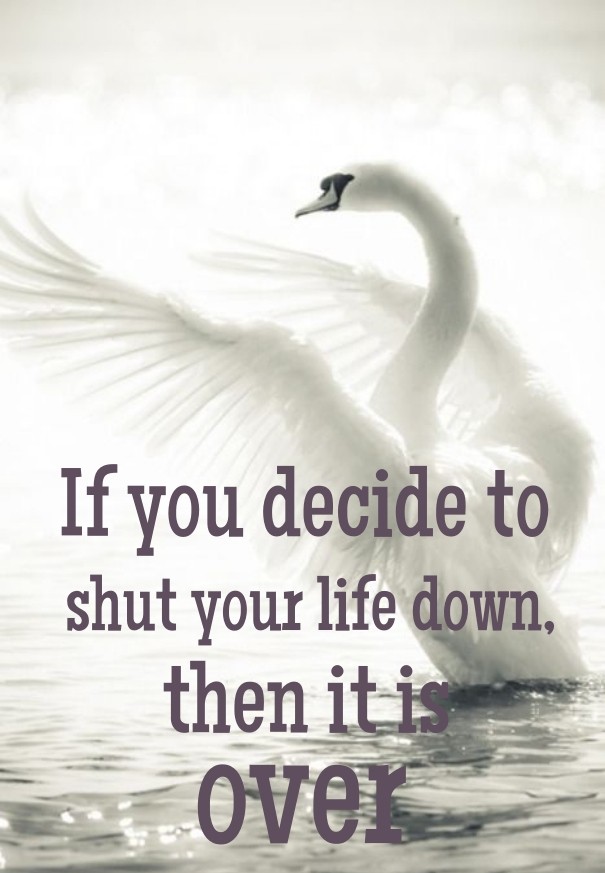 If you decide to shut your life Design 