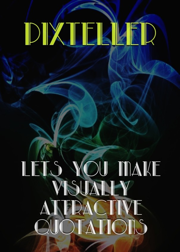 Pixteller lets you make visually Design 