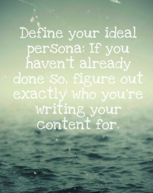 Define your ideal persona: if you Design 