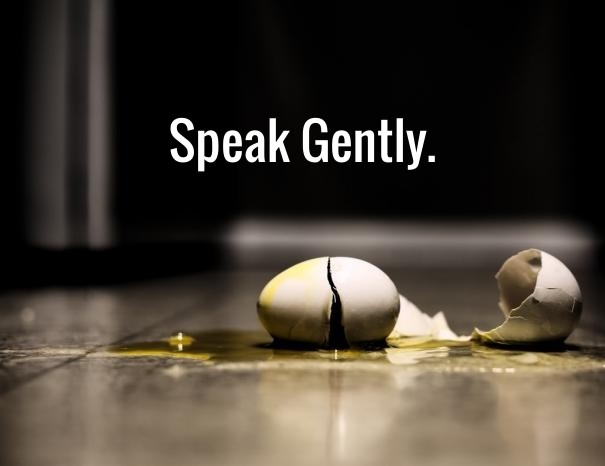 Speak gently. Design 