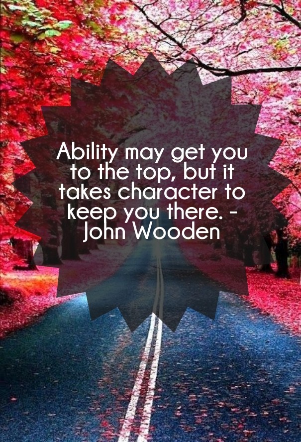 Ability may get you to the top, but Design 