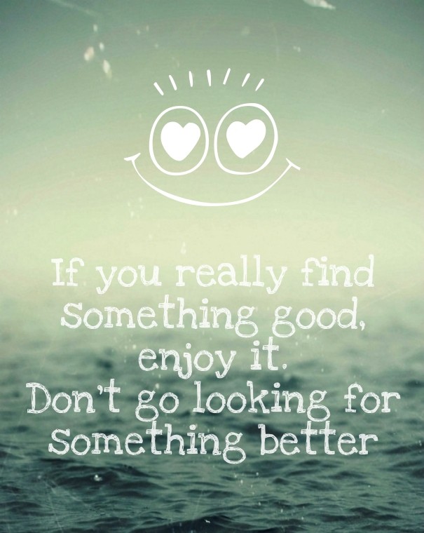 If you really find something good, Design 