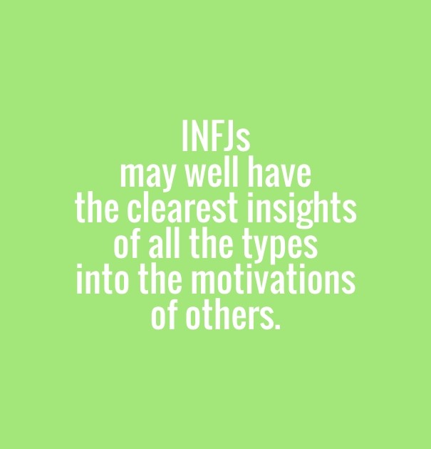 Infjs may well have the clearest Design 