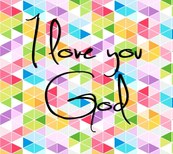 I love you god Design 