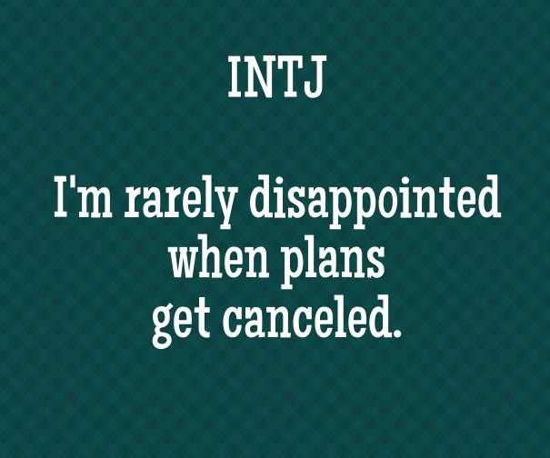 Intj i'm rarely disappointed when Design 