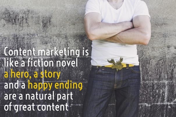 Content marketing is like a fiction Design 