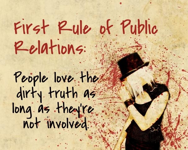 First rule of public relations: Design 