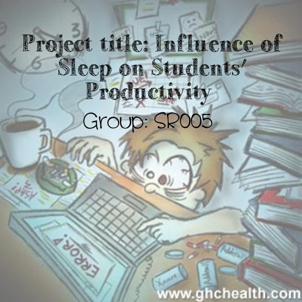 Project title: influence of sleep on Design 