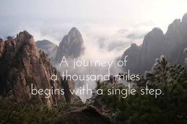 A journey of a thousand miles begins Design 