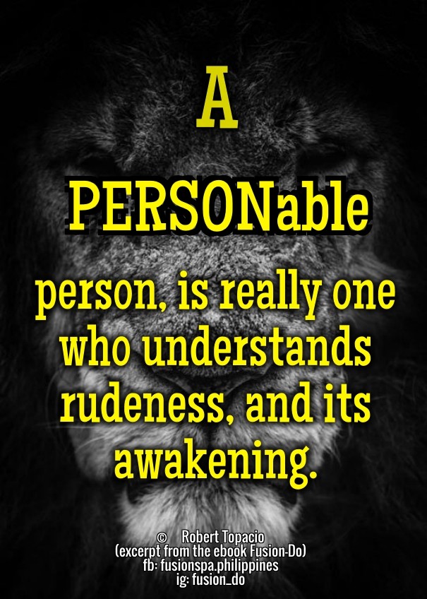 A personable person, is really one Design 