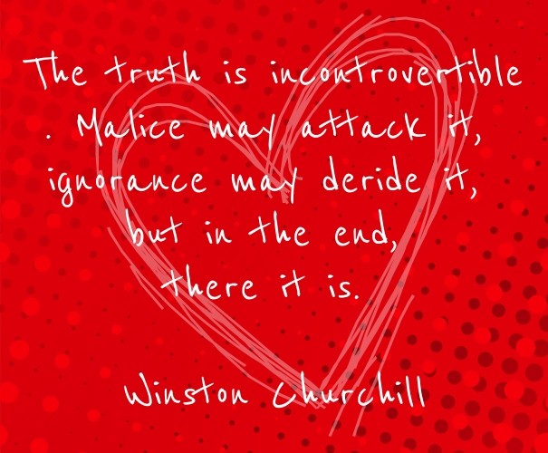 The truth is incontrovertible. Design 
