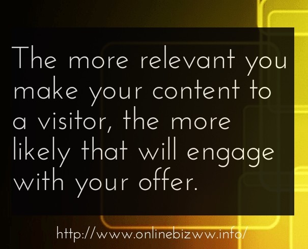 The more relevant you make your Design 