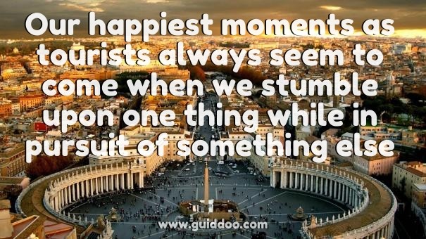 Our happiest moments as tourists Design 