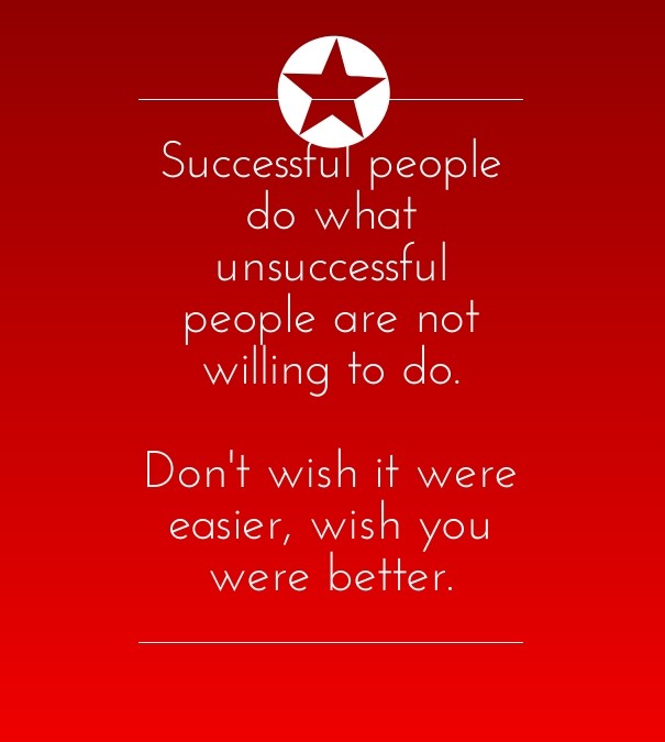 Successful people do what Design 