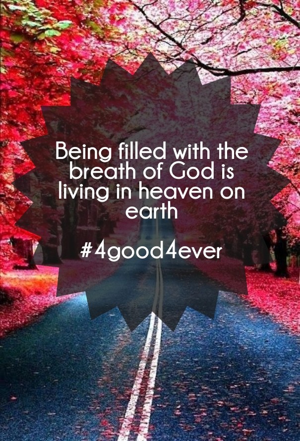 Being filled with the breath of god Design 