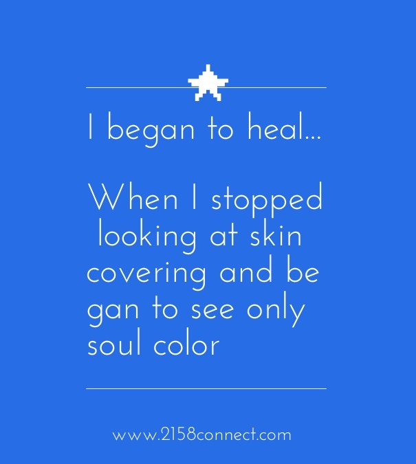 I began to heal... when i stopped Design 