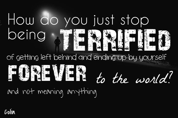 How do you just stop being terrified Design 