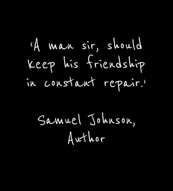 &lsquo;a man sir, should keep his Design 