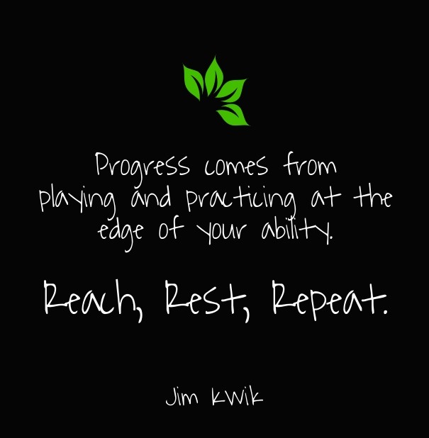 Progress comes from playing and Design 