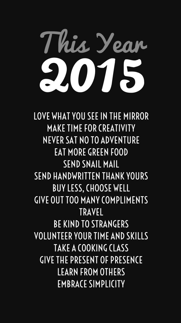 This year 2015! Design 