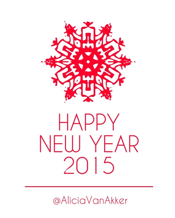 Happy new year 2015 @aliciavanakker Design 